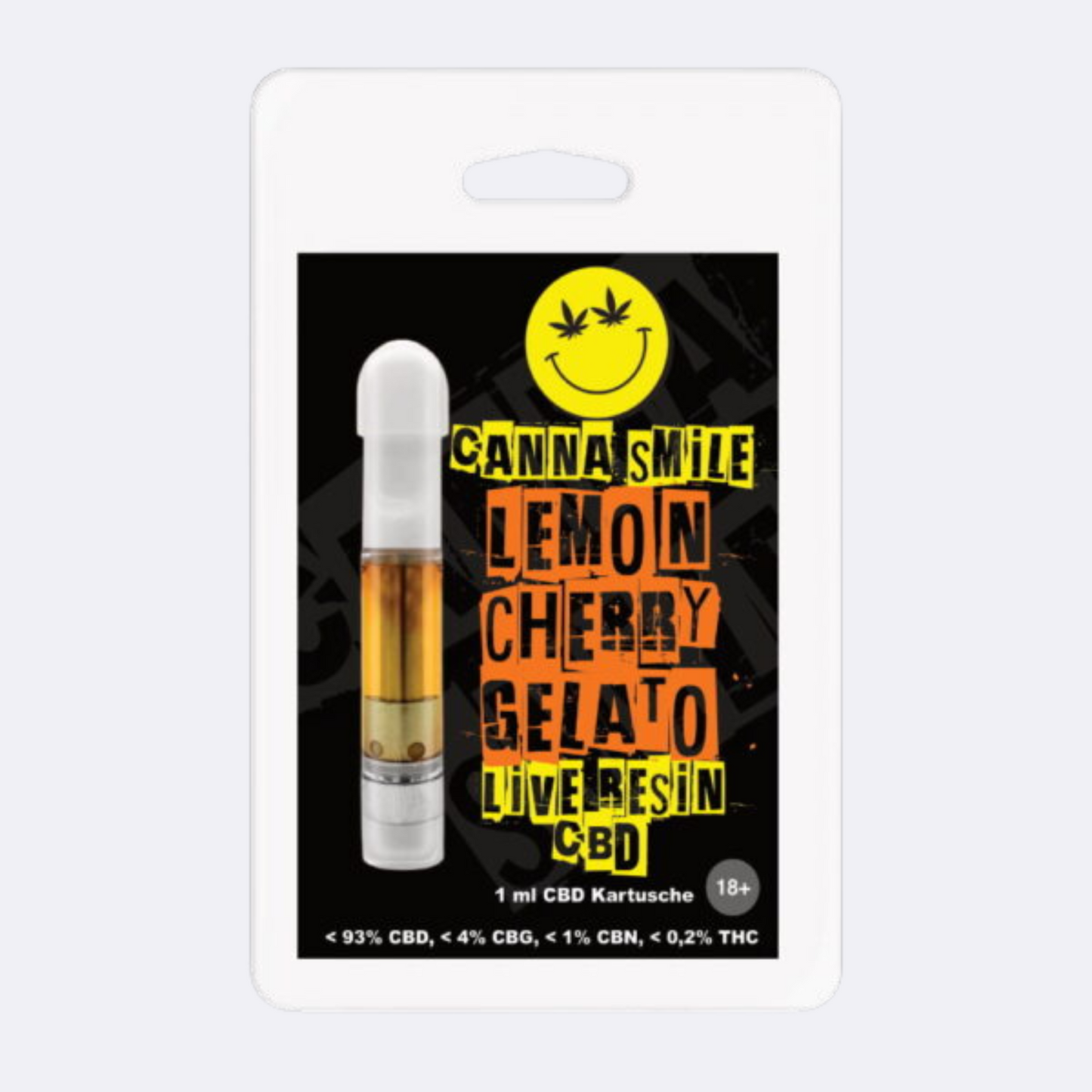 🍋🍒 CBD Live Resin Kartusche – Lemon Cherry Gelato (1 ml)