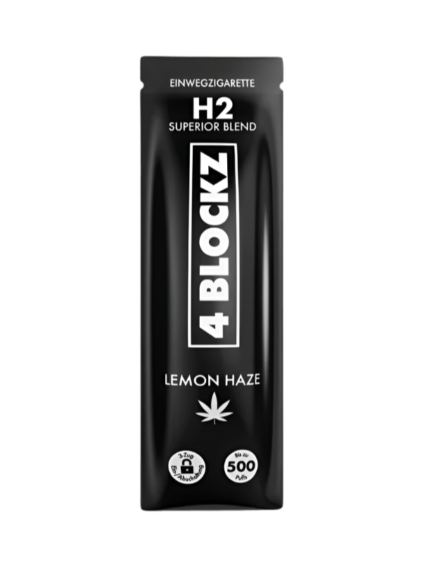 4 Blocks H2 Vape Superior Blend 95% "Lemon Haze" - cannadelic