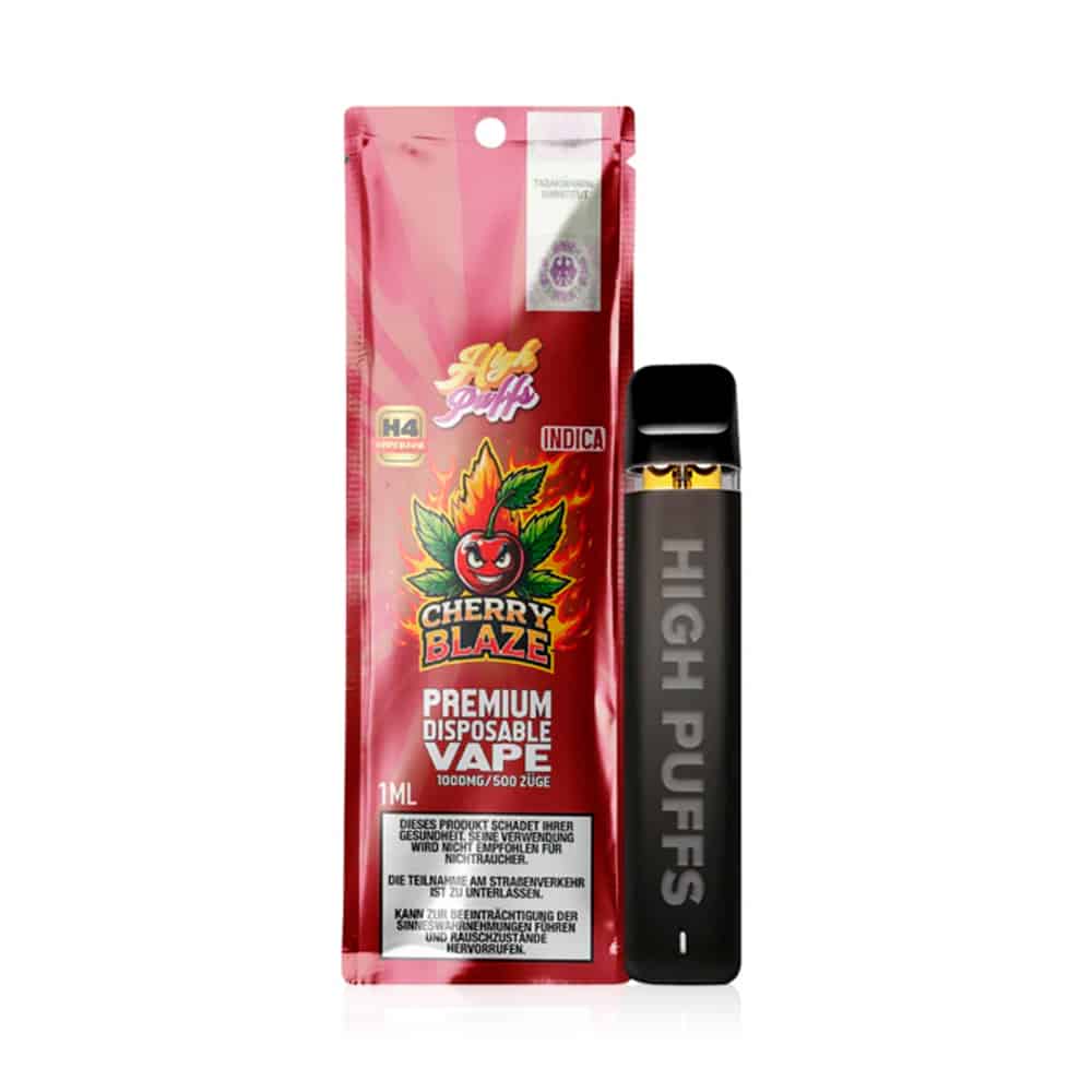 High Puffs H4 Superior Vape Cherry Blaze - cannadelic