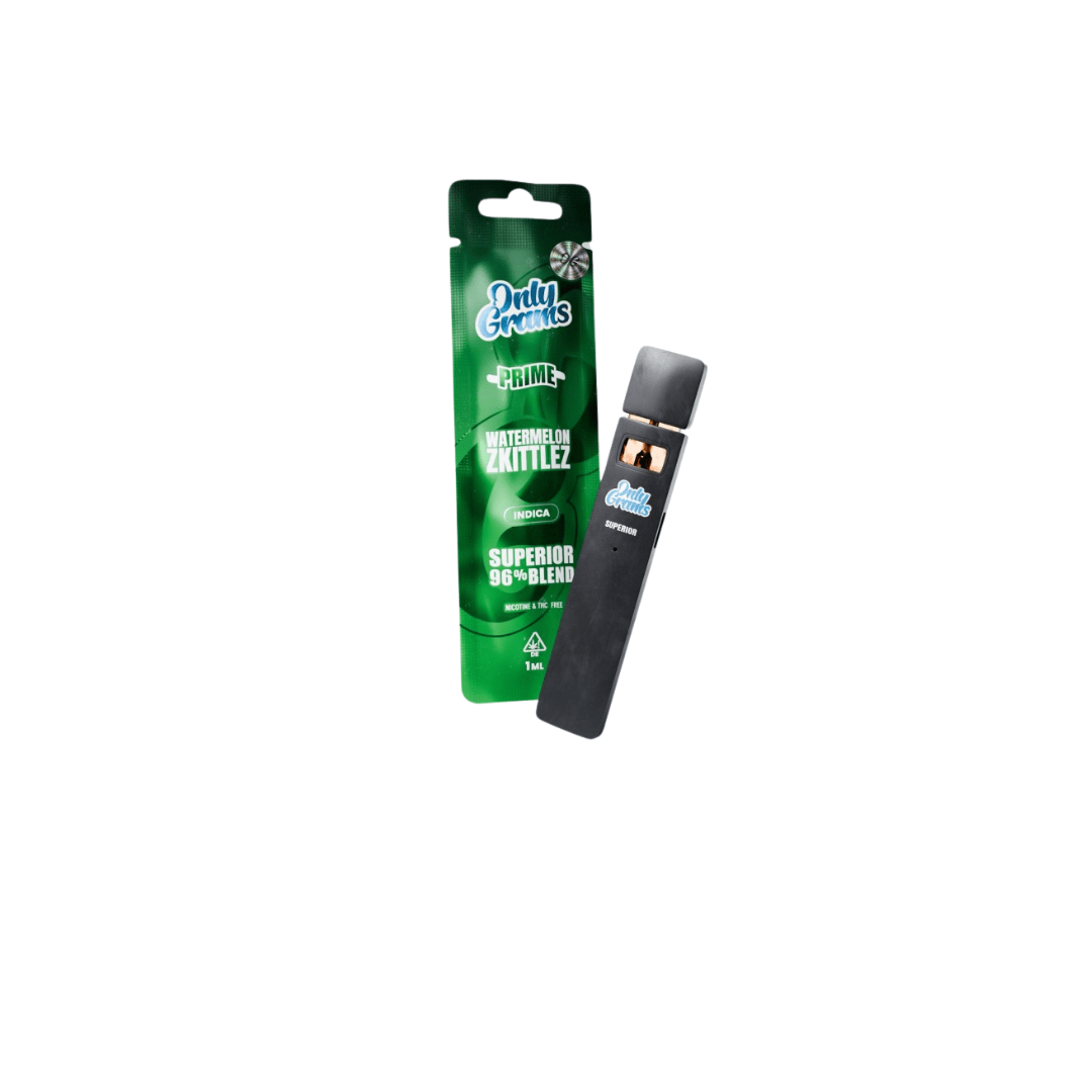 Only Grams V2 Vape "Watermelon Skittlez" 96% Superior Blend - 1ml - cannadelic
