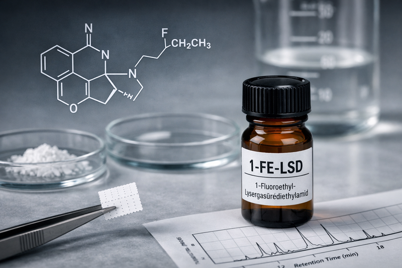 1-FE-LSD: Informationen zu Wirkung, Risiken und rechtlicher Einordnung