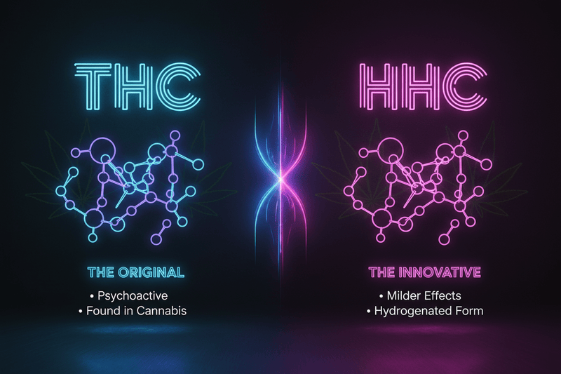 THC vs. HHZ: Der große Vergleich – Was du wissen musst - cannadelic