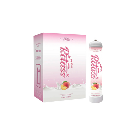 Rotass Peach 0,95L | Zylinder 640g Sahnekapseln