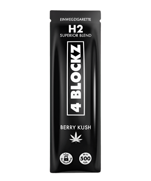 4 Blocks H2 Vape Superior Blend 95% „Bubble Kush“ - cannadelic