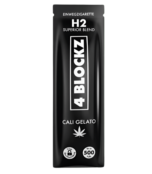 4 Blocks H2 Vape Superior Blend 95% "Cali Gelato" - cannadelic