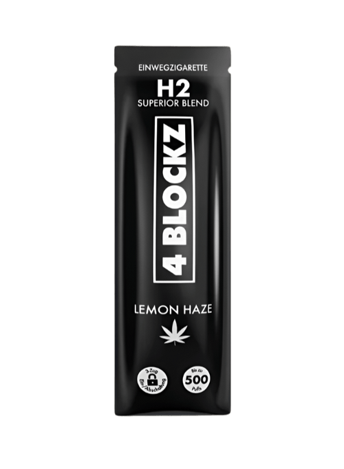 4 Blocks H2 Vape Superior Blend 95% "Lemon Haze" - cannadelic