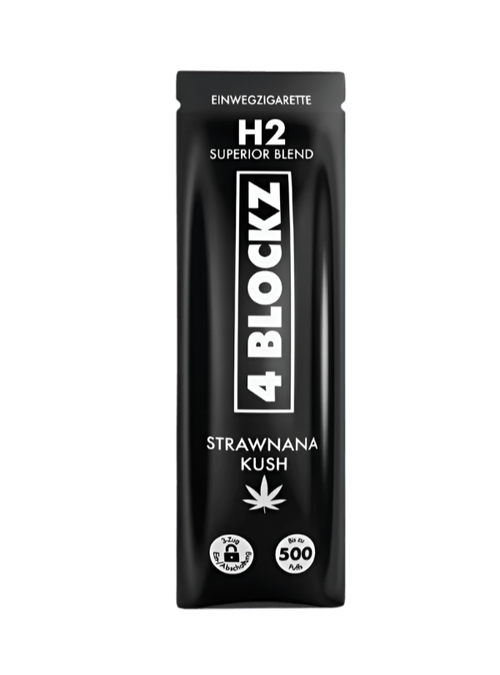 4 Blocks H2 Vape Superior Blend 95% "Strawberry Kush" - cannadelic