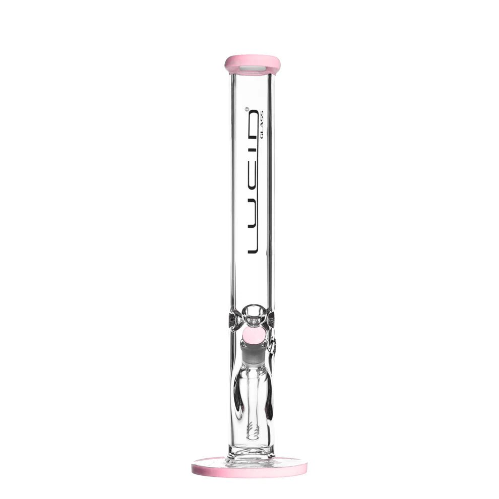 7mm Tower Bong 45cm - Milky Pink - cannadelic