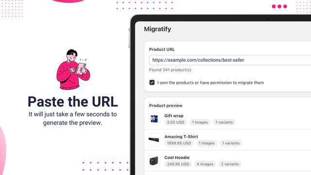 Migratify: Copy Products + AI