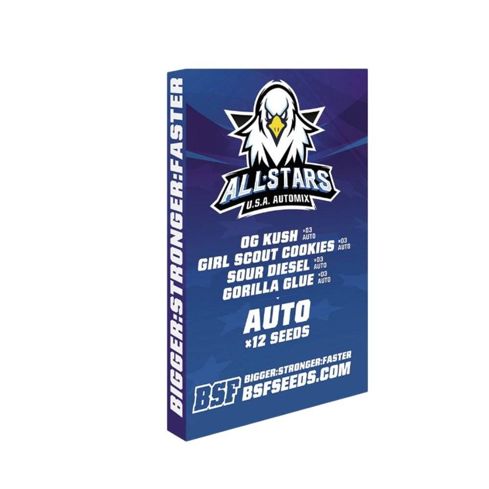 All Stars USA Autoflower Mix - 4 Hochwertige Samen - cannadelic