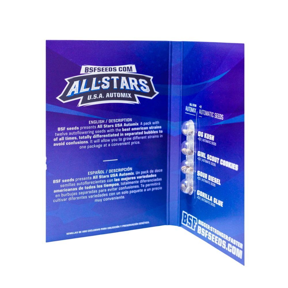 All Stars USA Autoflower Mix - 4 Hochwertige Samen - cannadelic