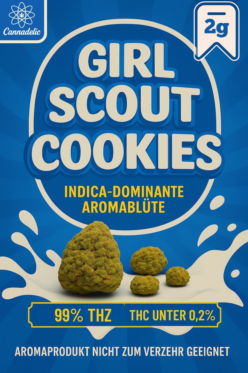Cannadelic Aromablüten – Girls Scout Cookies 99 % THZ - cannadelic