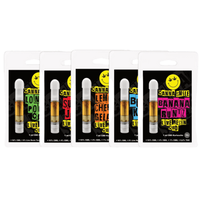CBD Live Resin Bundle – Alle Sorten. Ein Erlebnis - cannadelic