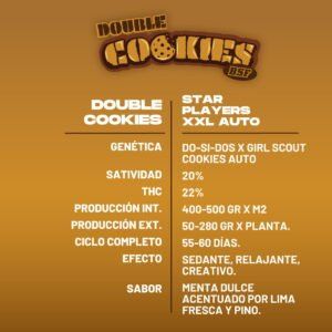 Double Cookies Auto – 2 fem. Autoflower - Samen - cannadelic