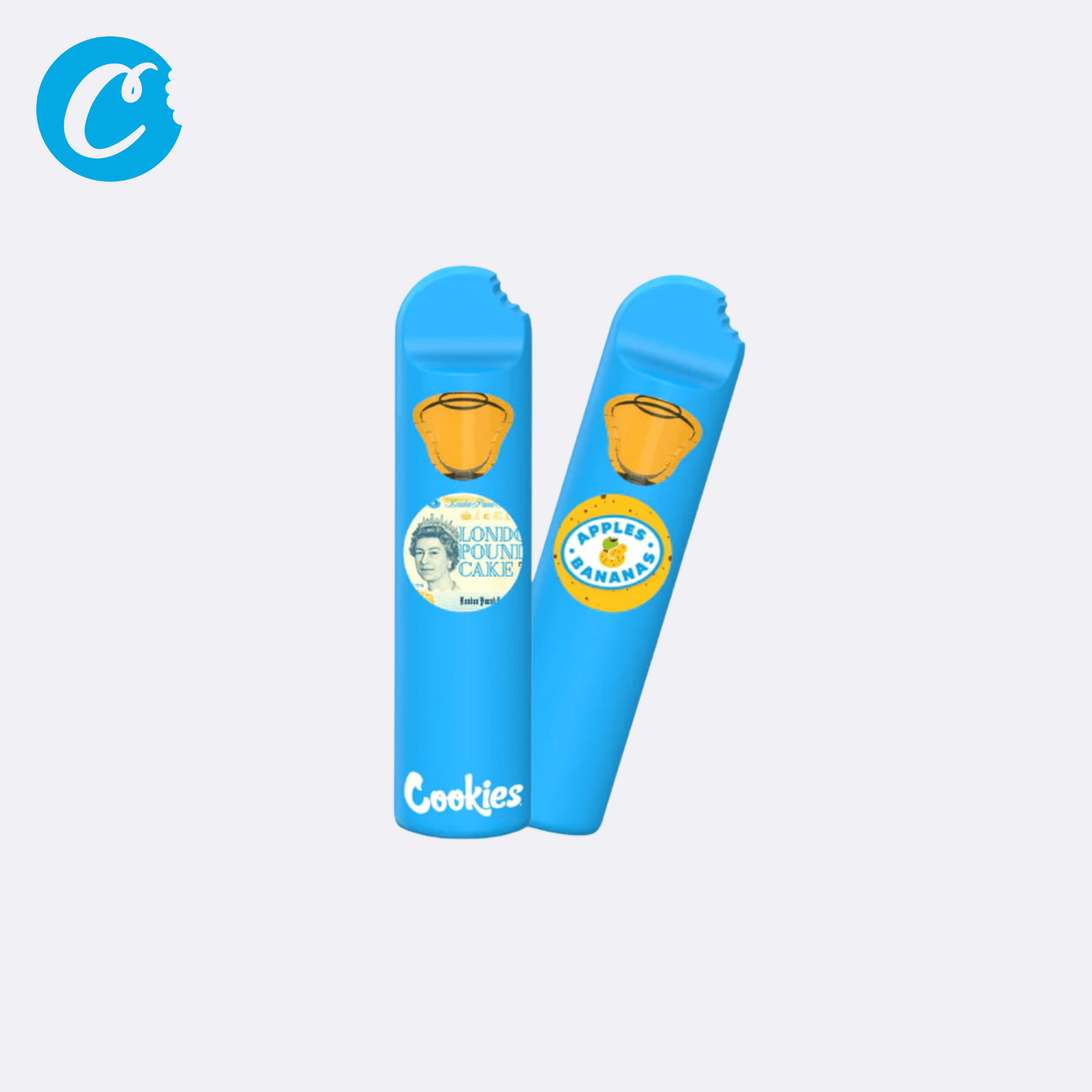 💨 Dual Chamber Vape 2 ml – Zwei Sorten, ein Gerät: LPC75 & Apples + Bananas - cannadelic
