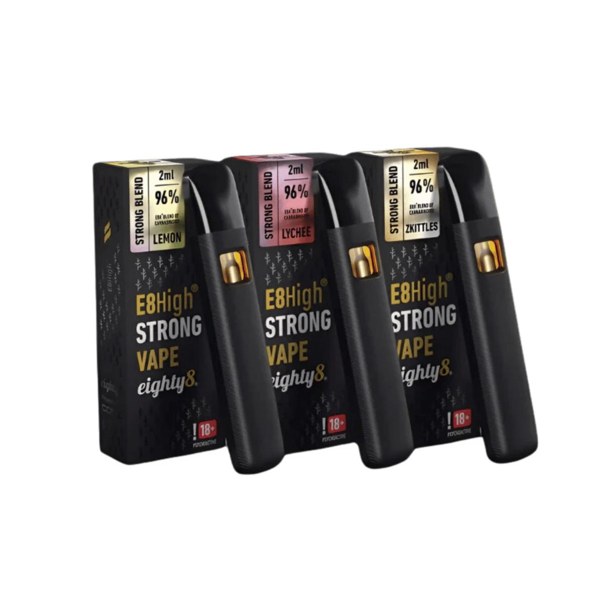 E8H Vape Bundle 3x2ml – Legale Premium - Vapes im Dreierpack - cannadelic