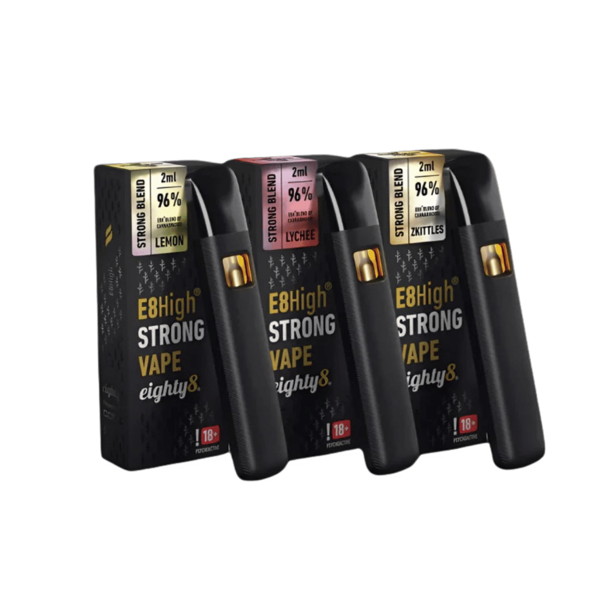 E8H Vape Bundle 3x2ml – Legale Premium - Vapes im Dreierpack - cannadelic