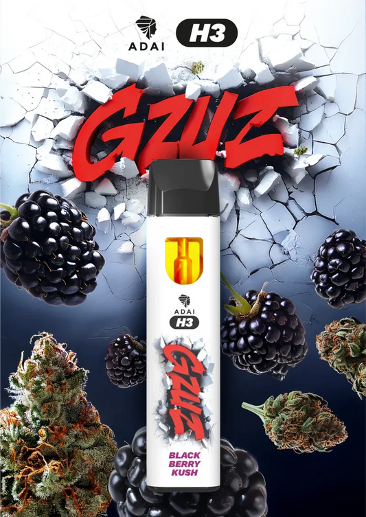 🖤 GZUZ Vape – Blackberry Kush | H3 Edition