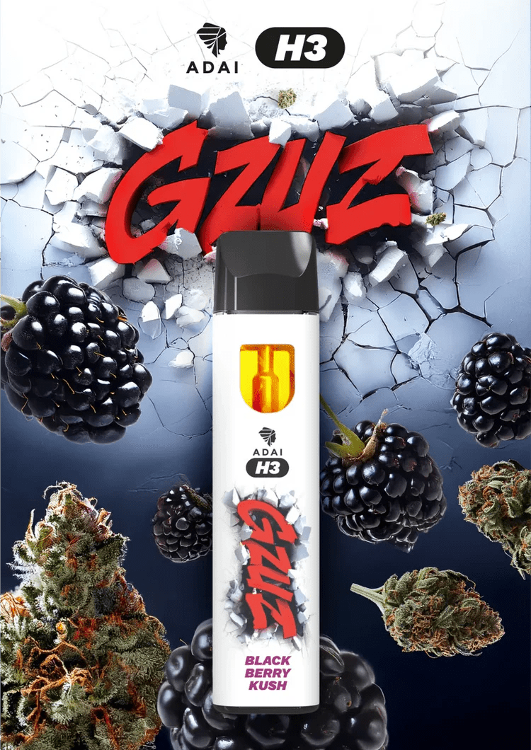 🖤 GZUZ Vape – Blackberry Kush | H3 Edition - cannadelic