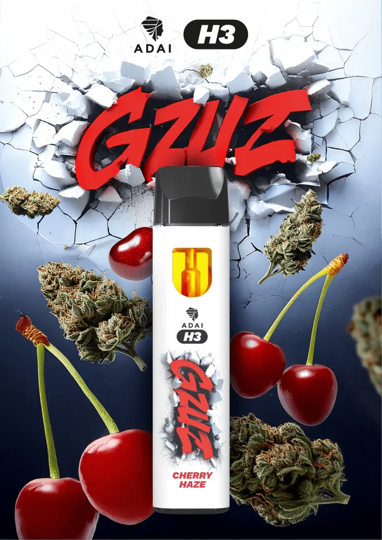 🍒 GZUZ Vape – Cherry Haze | H3 Edition - cannadelic