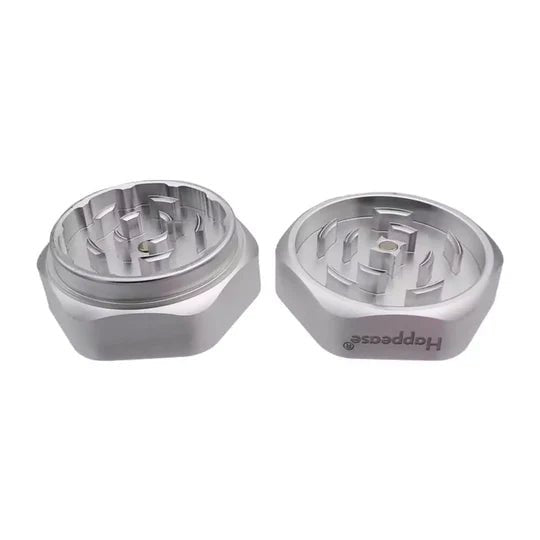 Happease Katana Grinder – Silber Edition | Schärfe in Reinform - cannadelic