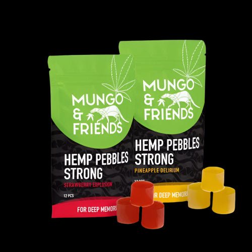 Hemp Pebbles DUO STRONG – Pineapple & Strawberry Edition - cannadelic