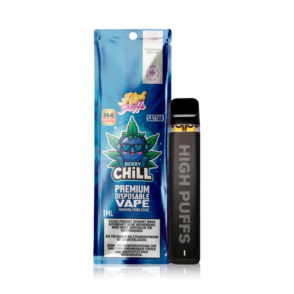 High Puffs H4 Superior Vape Berry Chill - cannadelic