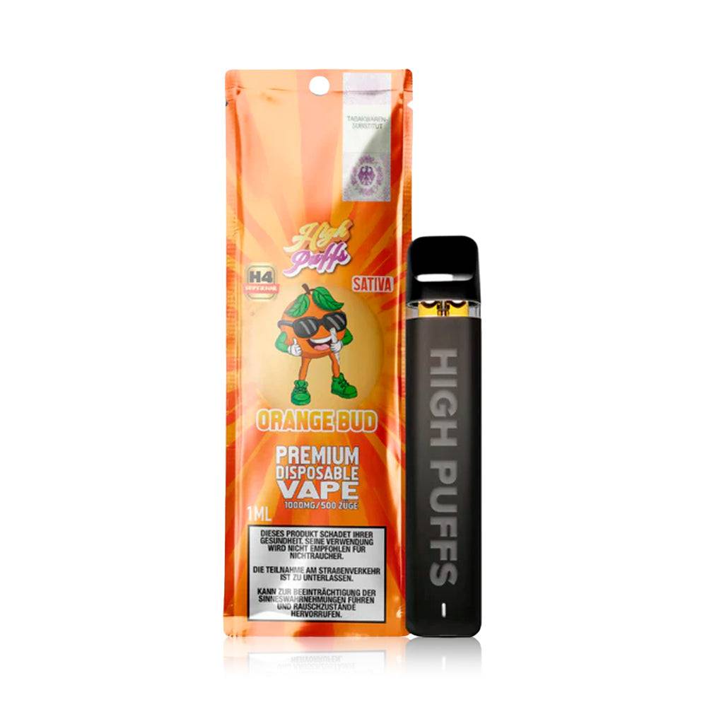 High Puffs H4 Superior Vape Orange Bud - cannadelic