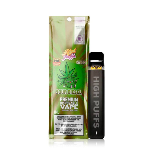 High Puffs H4 Superior Vape Sour Diesel - cannadelic