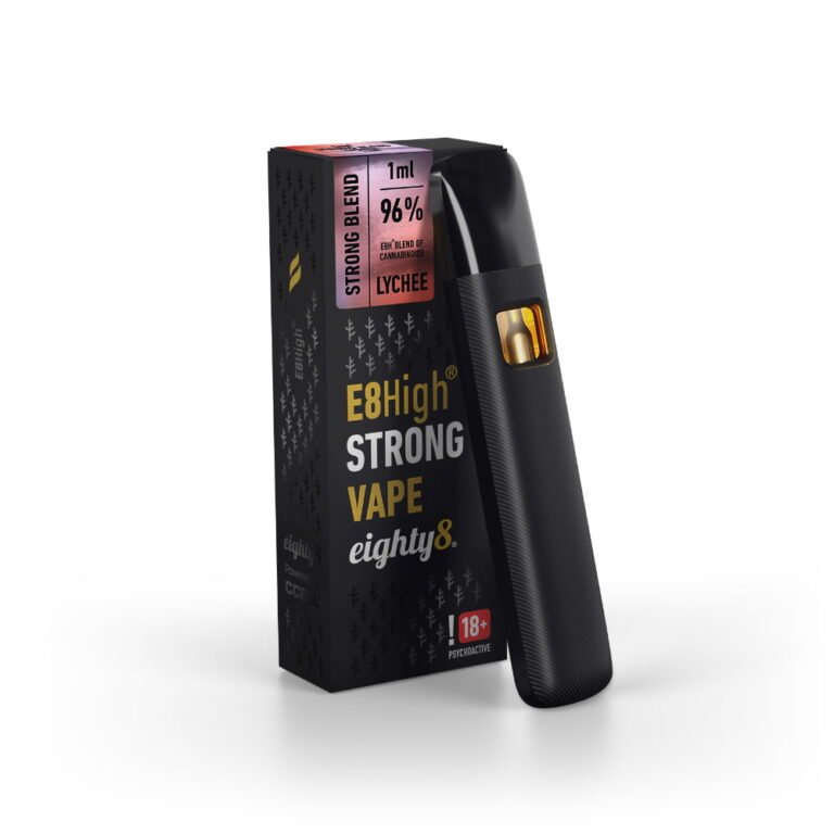 🟠 Lychee E8H Vape – Tropenfeeling to go - cannadelic