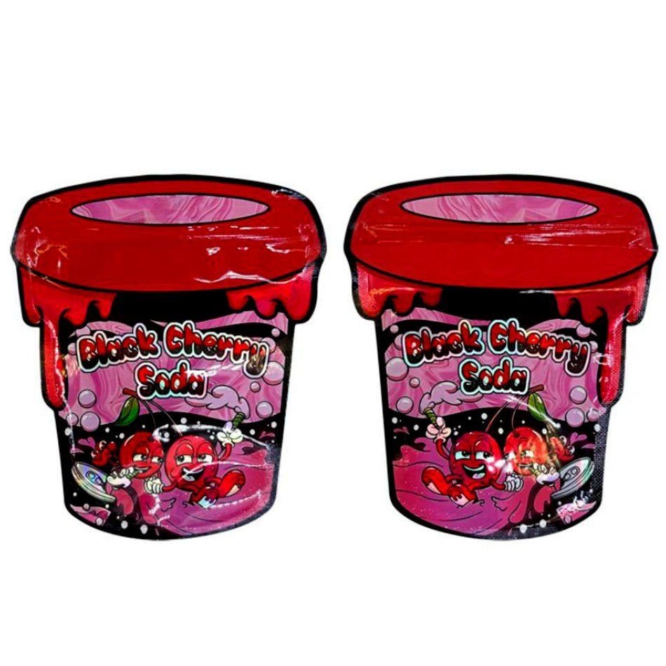 Mylar - Beutel „Black Cherry Soda“ – Cali Pack mit Zipper (3,5 g) | VE 10 - cannadelic