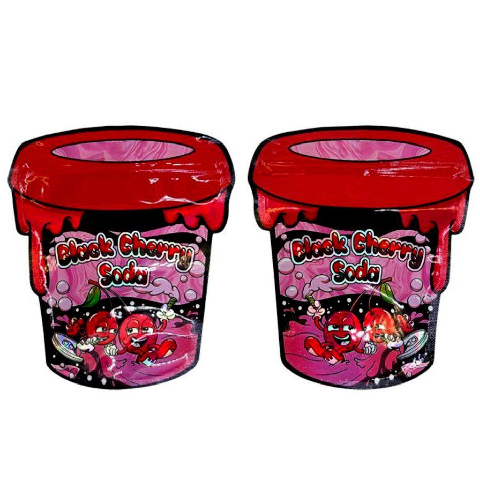 Mylar - Beutel „Black Cherry Soda“ – Cali Pack mit Zipper (3,5 g) | VE 10 - cannadelic