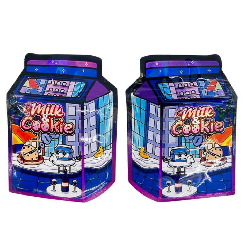 Mylar - Beutel „Milk & Cookie“ – Cali Pack mit Zipper (3,5 g) | VE 10 - cannadelic