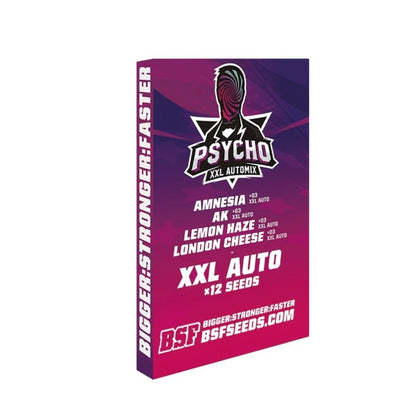 Psycho XXL Auto Mix - 4 Autoflowering Premium Samen - cannadelic